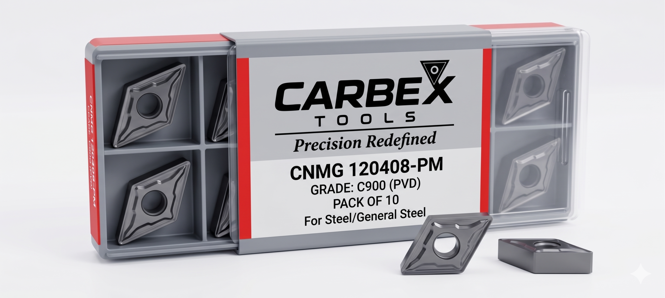 imagecnmg120408 CNC Carbide Insert - CNMG 120408 (10 Pack)